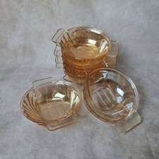 Set de 8 Ramequins Irisés à Oreilles 1960 Croix Verte - Huilor