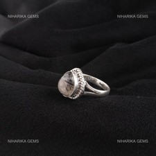 Bague Solitaire en Argent