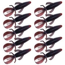 Leurre crevette barrière souple 8 cm coulant ned appât de pêche pour bar et r