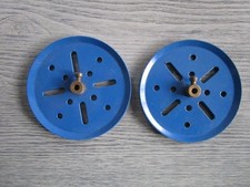 MECCANO: 2 poulies a moyeu