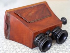 Stéréoscope en bois grand