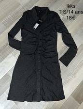 Ikks 14 ANS FILLE : Robe Grise