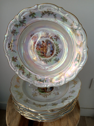 Assiettes creuses en - 8,