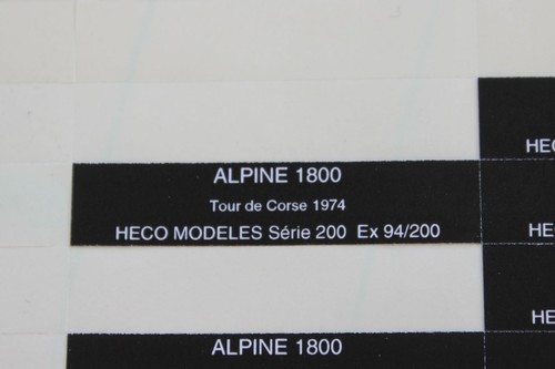 Heco modele étiquette - ka, 1