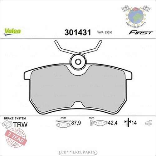 Kit plaquettes frein - frein, valeo