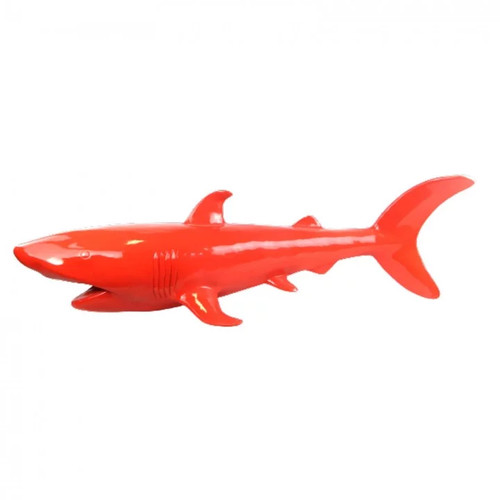 Statue résine requin - en,