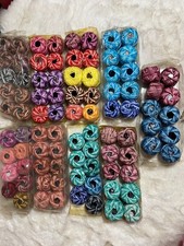 Lot 89 multicolore de fils crochet mercerisé FLOWER BRAND n°8 100% coton Pelote