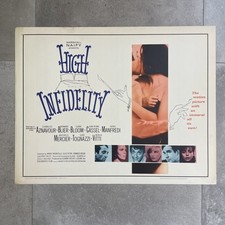 Affiche US Originale - HIGH INFIDELITY - AZNAVOUR BLIER VITTI - 1/2 SHEET 1965