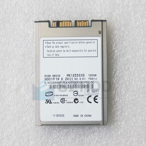 Toshiba 120gb disque dur - 1.8",
