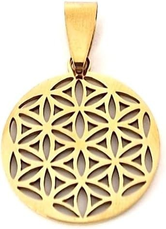 Pendentif fleur vie en - de,