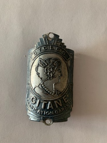Ancienne plaque alu cycles - ancienne,