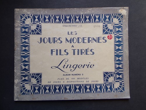 Ancien album broderie les - broderie,