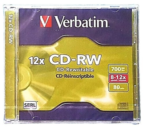 Verbatim x cd rw - cd-rw,