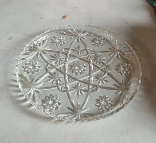 Plat gâteau verre vintage - gâteau,