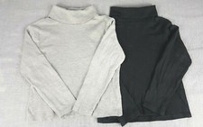 3 T-shirt sous pull col roulé fille gars "ORCHESTRA" Coton Taille 5 ans