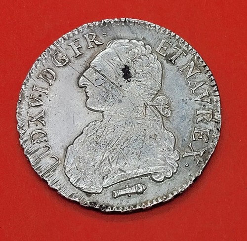 Ecu argent louis xvi - louis, aux