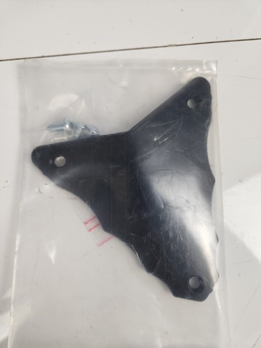 Plaque bumper noire - plaque, –