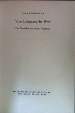 Vom Lobgesang der Welt: Die