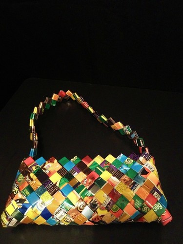 Unique candy wrapper purse - candy,