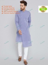 Hommes Coton Indien Long Kurta