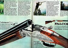 PUBLICITE ADVERTISING 037  1972  Manufrance  (2p)  fusil de chasse Falcor