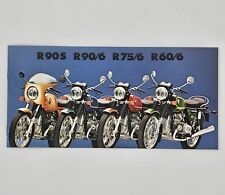 ORIGINAL CATALOGUE BROCHURE PUBLICITAIRE 12 PAGES BMW R90S R90/6 R75/6 R60/6