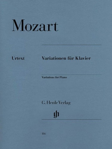 Mozart piano variations sheet - piano,