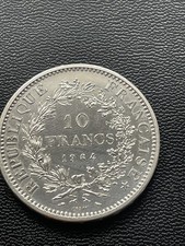Pièce de monnaie argent 10 Fr. Essai Hercule 1964