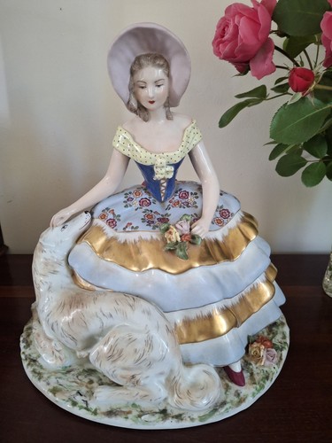 Groupe porcelaine figurant - porcelaine,