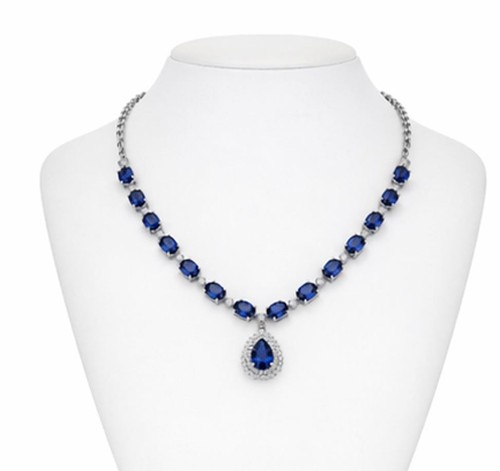 Saphir naturel bleu - naturel, &