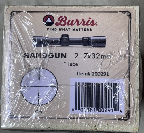 Burris 7x32 handgun scope - 2-7x32,