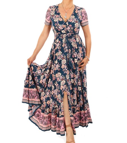 Nouvelle robe maxi vintage - maxi, À