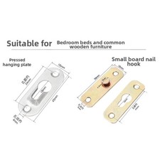 Attaches de hangar trou de