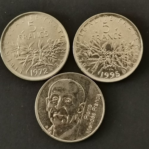 Lot francs circulees - 3,