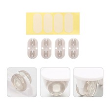  8pcs roue de boîte de rangement de roulette auto-adhésive roues collantes