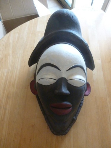 Masque africain punu - africain,