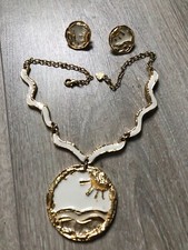 Vintage parure collier boucles - vintage,