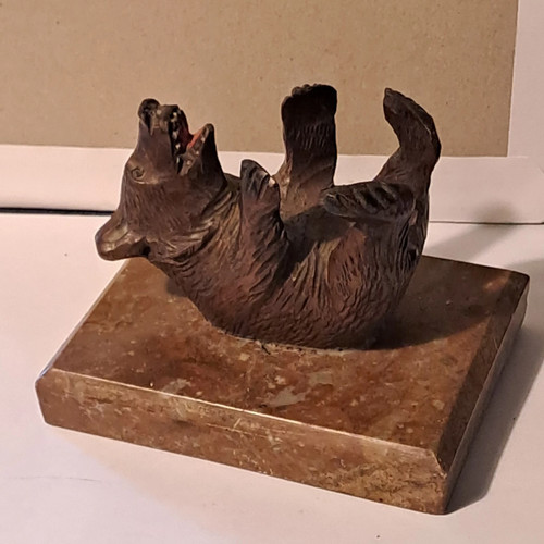 Ours bois sculpte foret - bois,
