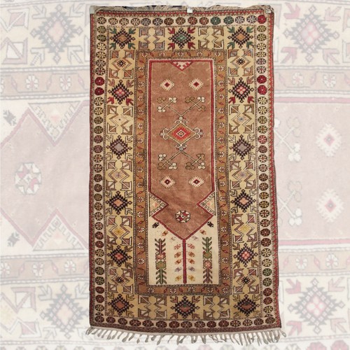 Tapis turc vintage fait - , main