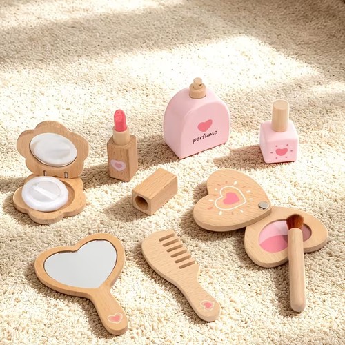 Wooden makeup toy set - set, toddler