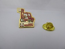 Pin's Pin Pins Badge CHARIOT ELEVATEUR - MANITOU -  FORKLIFT TOP ! 