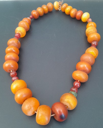 Grand collier touareg perles - grand,