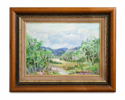 Tableau huile sur toile signé - tableau,