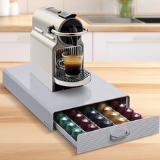 Tiroir Rangement Capsule Machine à Café Nespresso Tassimo - Support 50 Capsules