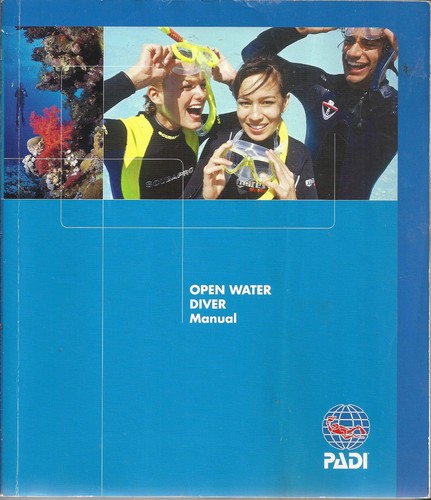 Padi open water diver - open, manual