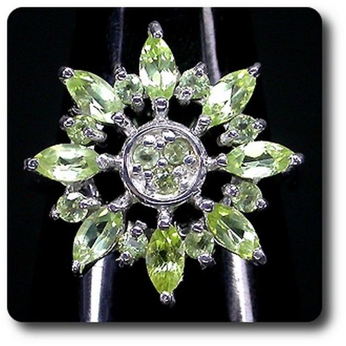 Bague peridot argent 925 - peridot, 925.