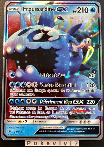 Carte pokemon froussardine - carte,