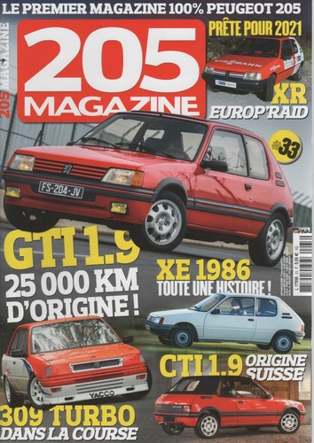 205 magazine peugeot - 205, xe