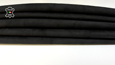 Anthracite Daim Noir Italien Peau de Chèvre Cuir 2 skins 7 + Sqf 0.7mm #B8293
