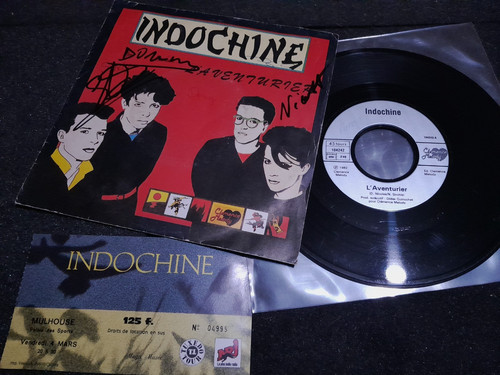 Indochine autograph nicola - indochine,